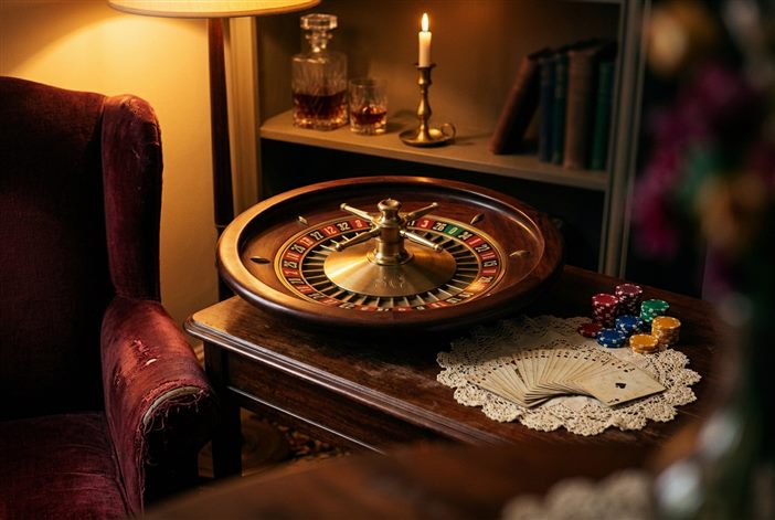 Casino player enjoying game on desktop